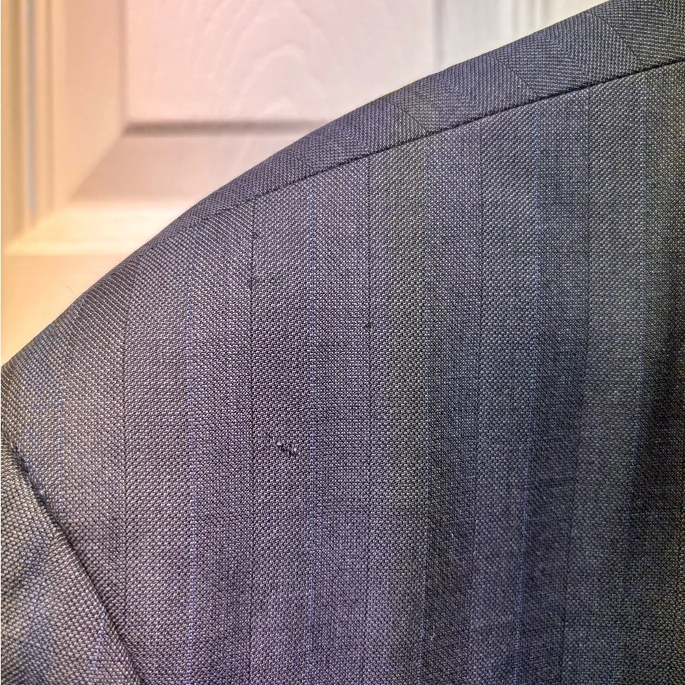Pronto Uomo Men’s Suit Jacket — Dark Blue (44R)